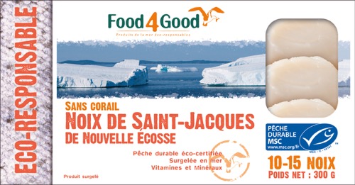 Food4Good Noix de Saint-Jacques msc 300g